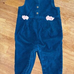 Blue Corduroy Kids Overalls